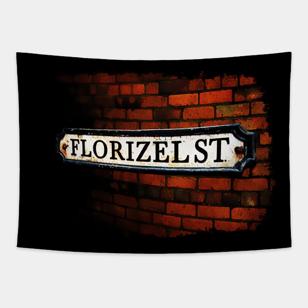 Florizel Street (Corrie) Tapestry by HellwoodOutfitters