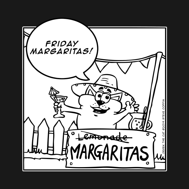 Derek the Cat - Friday Margaritas by scoffin