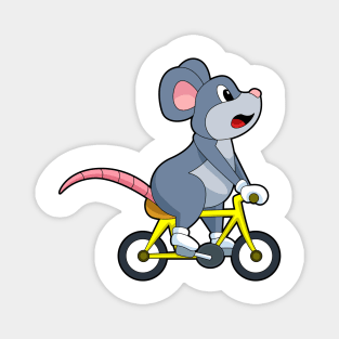 Mouse with Bicycle Magnet