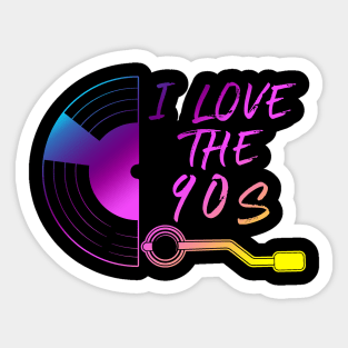 I Love 90s sticker - DECALS by finlandman, Community