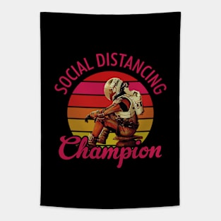 The Martian Social Distancing Champion Tapestry