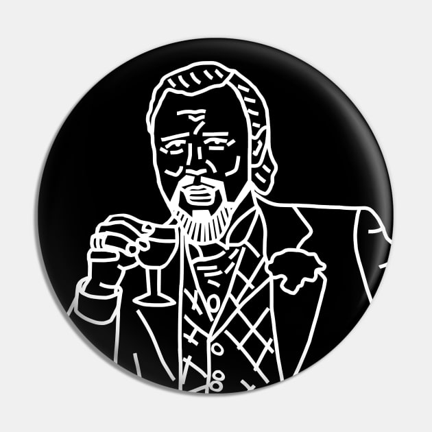 White Line Laughing Leo Drinking Wine Meme Pin by ellenhenryart