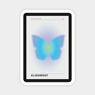 Alignment Aura Butterfly Magnet