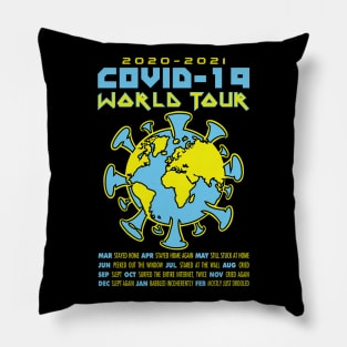 Covid-19 World Tour 2020 - 2021 Pillow