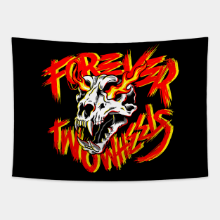 FTW Flame Skull Tapestry