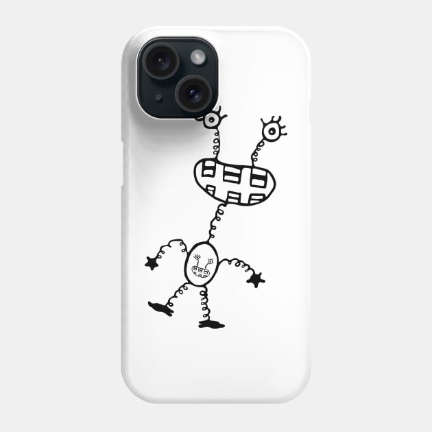 Slanky The Skanky Slinky Phone Case by G-Worthy