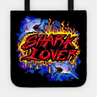 Shark Lover Fire Tote