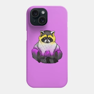 Enby Racoon Phone Case