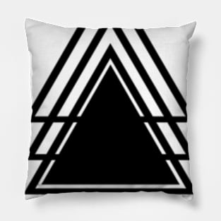 Triangle illustration Pillow