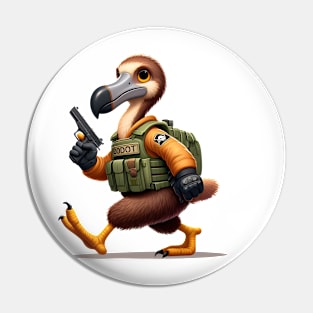 Tactical Dodo Bird Pin