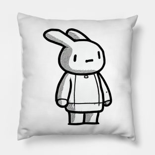 Clothed bunny Pillow