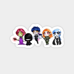 Chibi Feline Warriors Villains [Arc 1] Magnet