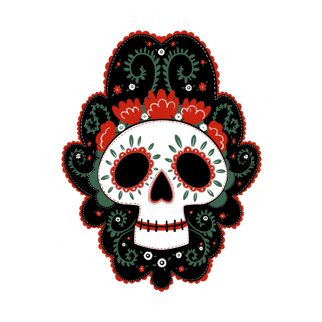 Dia De Muertos, Day of the Dead - La Mujer by BeanstalkPrints