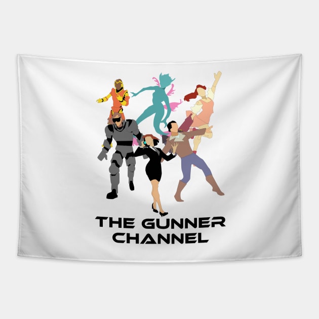 Gunner Channel (Starstruck Odyssey) Tapestry by trainedspade