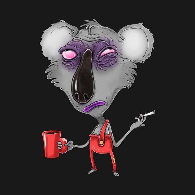 Blinky Before Coffee by idrawcartoons