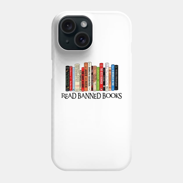 Read Banned Books Phone Case by Xtian Dela ✅