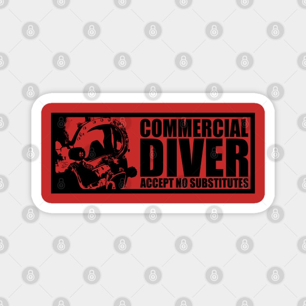 Commercial Diver (subdued) Magnet by TCP