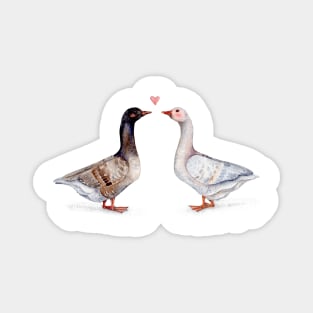 Goose love Magnet