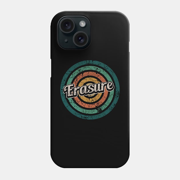 Erasure // Retro Circle Crack Vintage Phone Case by People Mask