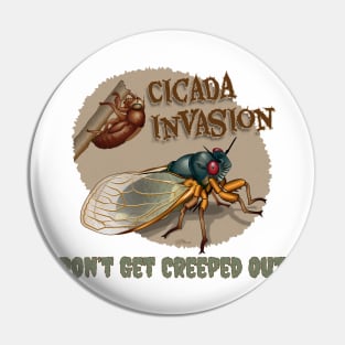 Cicada Invasion Pin