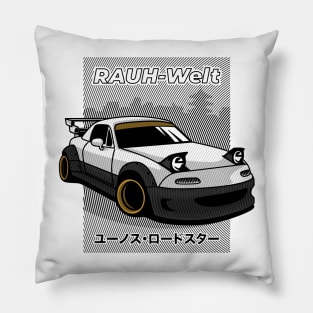 JDM car mazda miata rauh-welt Pillow