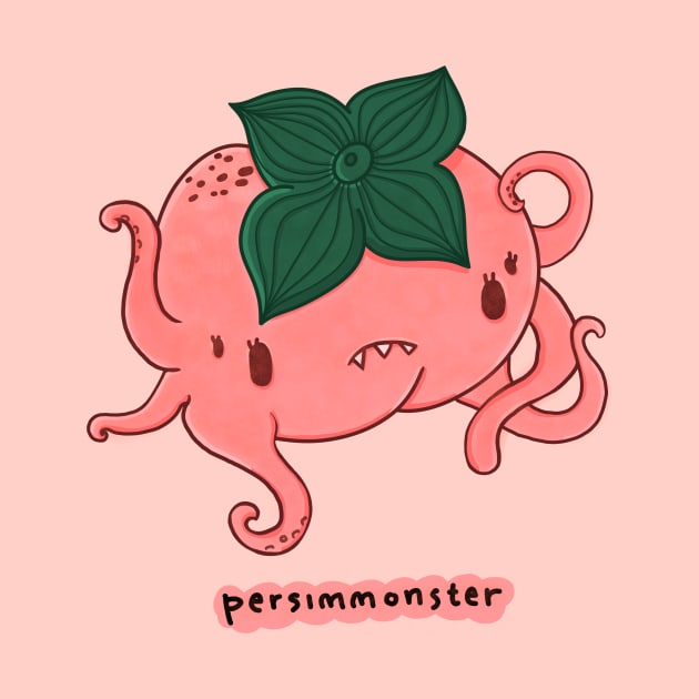 Persimmonster by moonlitdoodl