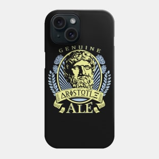 Aristotle Philosophy Beer Design Phone Case