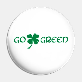 Go Green Pin