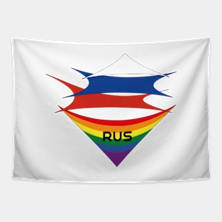 Russia  pride flag Tapestry