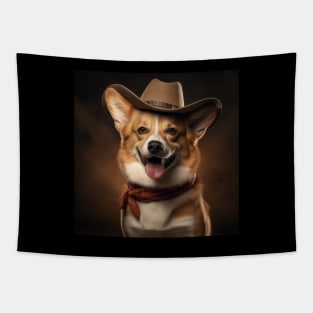 Cowboy Dog - Pembroke Welsh Corgi Tapestry