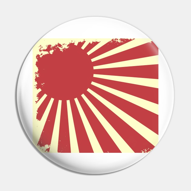 Japan Flag Pin by CRAZYMAN