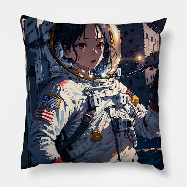 Love in Space Kaguya Pillow by PYXLE