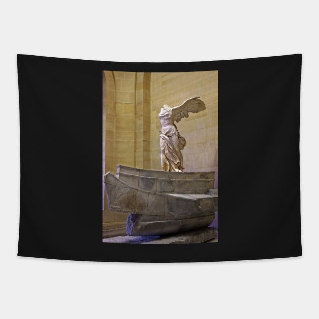 The Winged Victory of Samothrace Tapestry by Cretense72