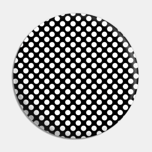 black and white polka dots Pin