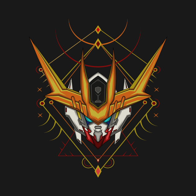 Gundam illustration design template by AGORA studio