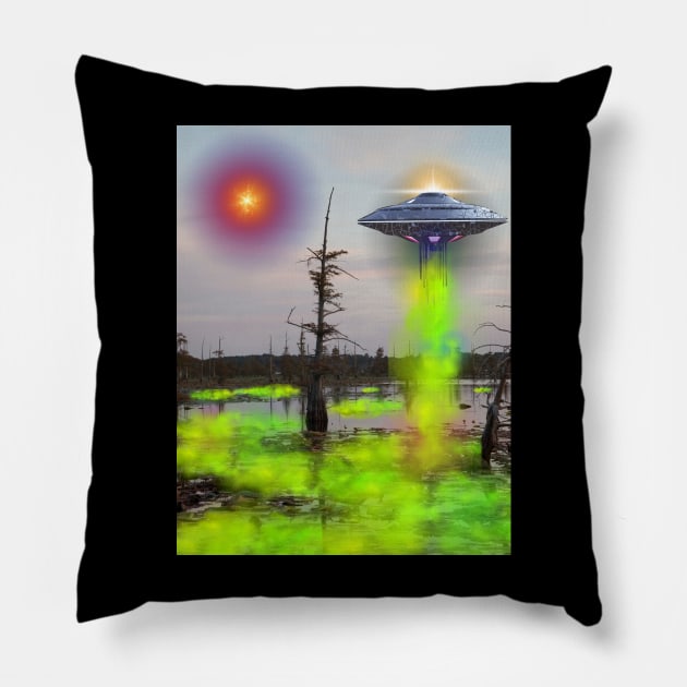 Swamp Gas Pillow by DvsPrime8