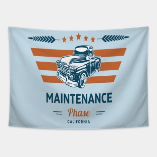 maintenance phase vintage car California Tapestry