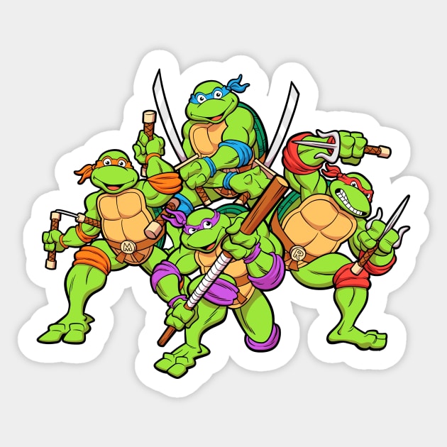 Teenage Mutant Ninja Turtles - Christmas - Ninja Turtles - Sticker