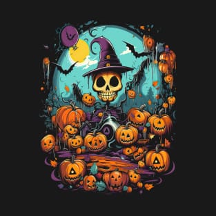 Creepy Halloween Scarecrow T-Shirt