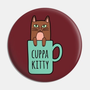 Cuppa Kitty Pin