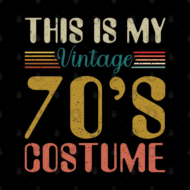 This Is My 70s Costume Shirt Retro 1970s Vintage 70s Party by Sowrav