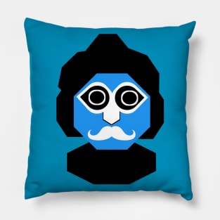 Old man cartoon design Pillow