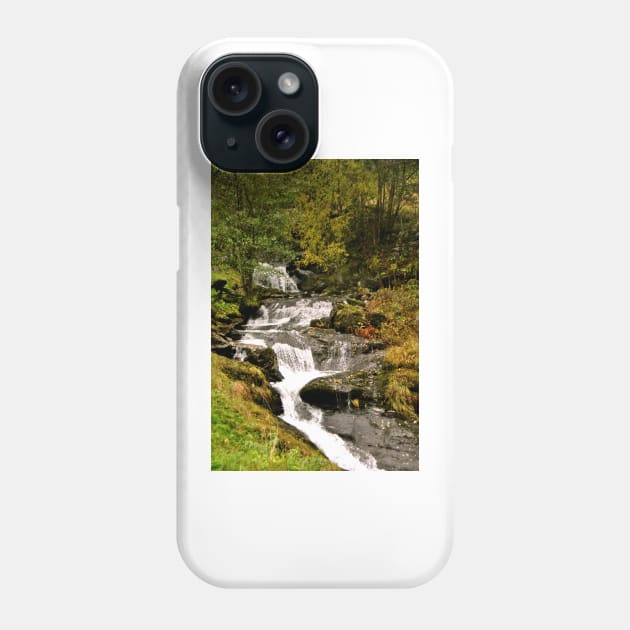 Waterfall Flamsdalen Valley Flam Norway Scandinavia Phone Case by AndyEvansPhotos