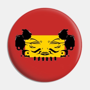 Cheese face Pin