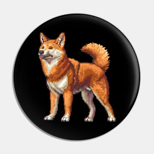 Pixelated Dingo Artistry Pin