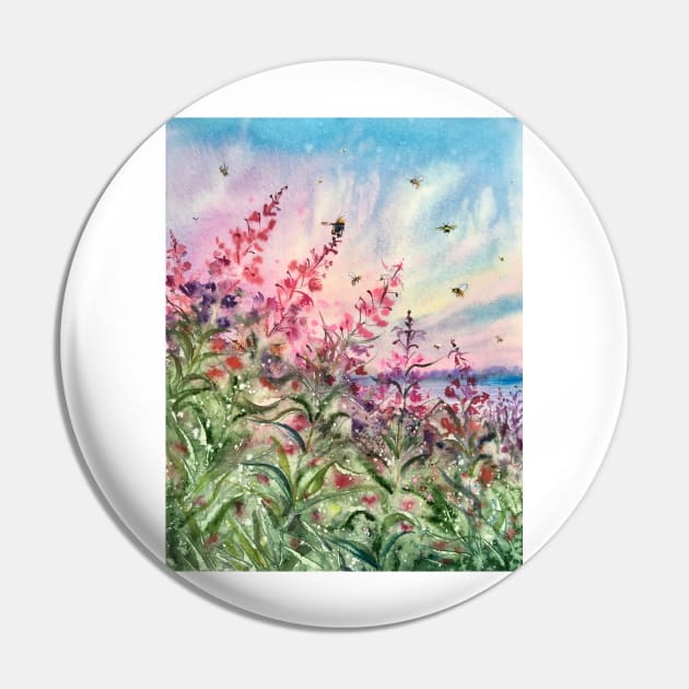 Wildflowers Pin by EL_ART