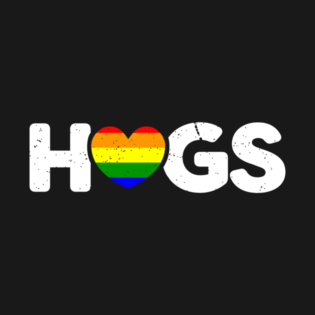 HUGS Rainbow I LGBT Pride Awareness by holger.brandt