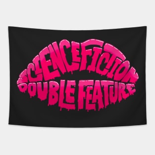 Science Fiction Double Feature Lips Tapestry