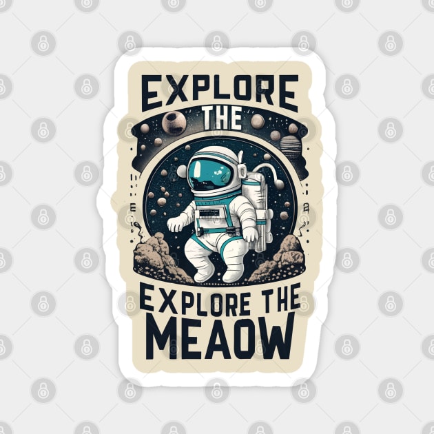 explore the meaw Magnet by Aldrvnd