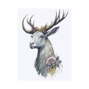 Markhor  Watercolor T-Shirt